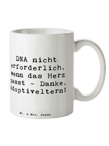 Кружка для приемных родителей с надписью на белом фоне Mr. & Mrs. Panda