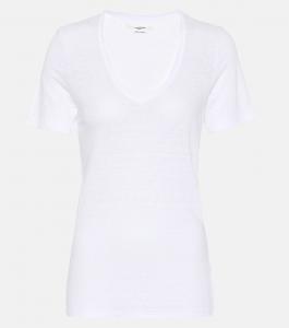 Льняная футболка Kranger MARANT ETOILE, белый