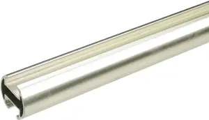 Карниз Liedeco "Внутренний профиль направляющей, карниз 20 мм "Франция", фиксированный размер 200 см, Ø 20 мм, цвет edelstahlfarben