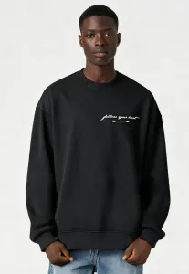 Свитшот унисекс с вышивкой «следуй своему сердцу» Mira Paris, Washed Black