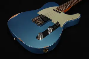 Fender Custom Shop 1963 Telecaster Relic 3A, гриф из палисандра, состаренный, Lake Placid Blue 816