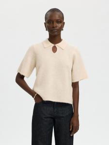 SELECTED Свитер светло-серого цвета