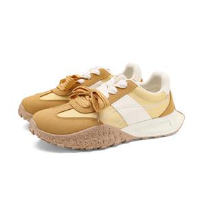 FOXER Износостойкие и легкие женские низкие кеды Casual Yellow, цвет Yellow