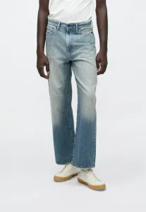 Архивные брызги краски, мешковатые джинсы Abercrombie & Fitch, Blue