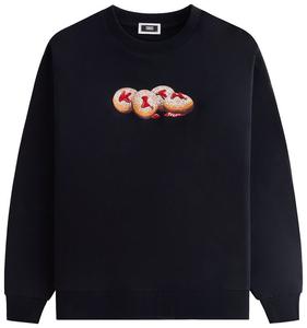Свитшот Kith Treats Jelly Doughnut Nelson Crewneck, черный