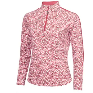 Толстовка Green Lamb Mae half zip, розовый