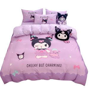 Пододеяльник 100% Cotton Twill Print Skin Friendly Sanrio, Large-Magic Kuromi