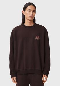 Толстовка AllSaints ICON CREW, Plum Brown/Brown