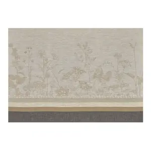 Льняная устойчивая к пятнам подставка для столовых приборов Instant Bucolique Le Jacquard Français, поджаренный