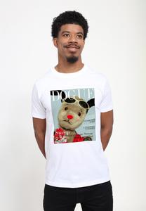 Футболка с принтом SOOTY SWEEP DOGUE GLACEE Henry Tiger, белый