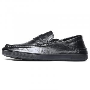 KACHILANG Мужские повседневные туфли с низким верхом, черные/коричневые