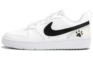 Nike Кроссовки Court Borough Beige Black Heart Low top Skateboard Shoes Beige Black Kids'