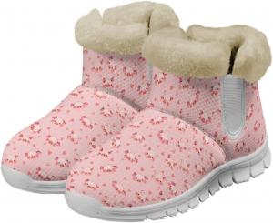 Зимние теплые сапоги chaqlin Cute Pig для женщин, плоская подошва, противоскользящие, устойчивые к холоду, легкие, с флисовой подкладкой и плюшевым мехом, удобные, повседневные, для улицы, Kawaii Pig Love Heart