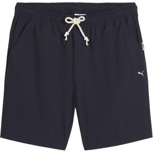 MMQ Повседневные шорты унисекс темно-синие Puma, синий