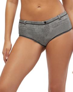 WeWoreWhat Moto Booty Short, серый