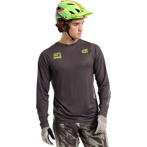 Футболка Troy Lee Designs Skyline Long-Sleeve Troy Lee Designs, Elemental Dark Earth