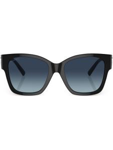 Tiffany & Co Eyewear солнцезащитные очки в квадратной оправе, черный