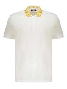 Рубашка-поло из хлопка Versace, белый