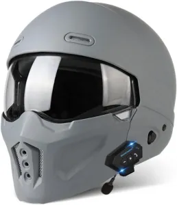 Ретро мотоциклетные полушлемы, мотоциклетные шлемы для мужчин и женщин, сертификация DOT/ECE, шлем-«джет», полушлем, шлем для скутера с визором, комбинированный шлем для локомотива (3/4) QAZXCVB, 4