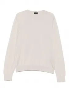 Свитер с круглым вырезом TOM FORD, нейтральный