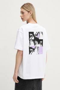 Хлопковая футболка Karl Lagerfeld Jeans, белый