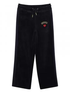 SONIA RYKIEL ENFANT спортивные брюки с вышивкой, синий