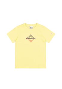 Футболка с принтом Champion, светло-желтый