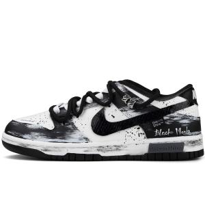 Кеды, скейтборд обувь Dunk унисекс низкий верх Nike, черный