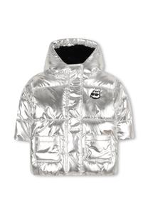 Зимняя куртка KARL LAGERFELD KIDS PUFFER , Light Grey/Silver-Coloured
