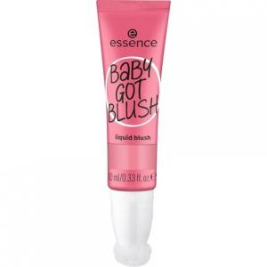 Essence BABY GOT BLUSH Жидкие румяна № 10 розовые, экспресс-результат, быстросохнущие, натуральные, веганские, без масел, без парабенов, без микропластика, 10 мл Essence