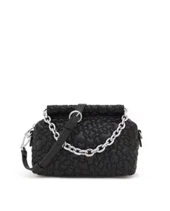 Маленькая женская сумка через плечо на молнии Jane Puffy Bear Tous, черный