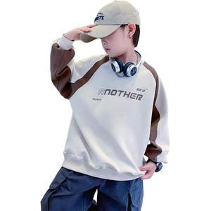 Детский свитшот с круглым вырезом Moderate EASTERN CAMEL, светло-хаки