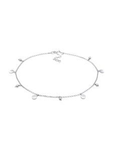 Elli Браслет Fußschmuck 925 Sterling Silber Plättchen in Silber
