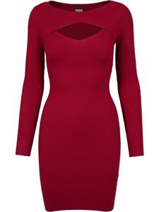 Короткое платье Urban Classics er, бордовый