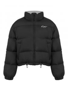 MOSCHINO JEANS стеганый пуховик, черный