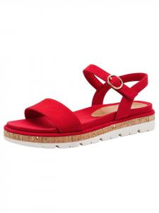 Классические босоножки Marco Tozzi, красный