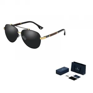 Авиаторские солнцезащитные очки для мужчин plate and metal tr90 Maserati