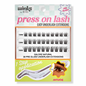 Накладные ресницы Winks Press On Pre-Glued Underlash Extensions Ardell, Galore Natural