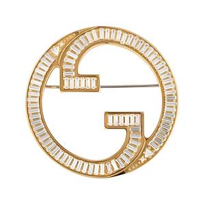 Брошь с кристаллами Blondie GUCCI