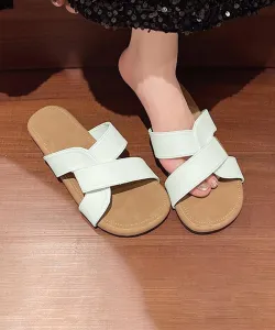 Простые сандалии с перекрестным ремешком Aimoha - Select -, цвет White