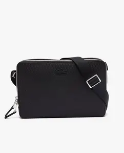 Мужской кожаный кошелёк Chantaco Lacoste, черный