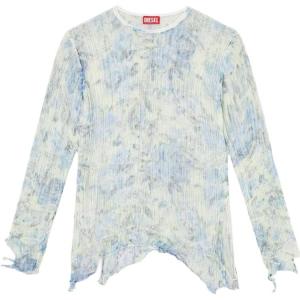 Aasmos вязаный свитер DIESEL, светло-голубой