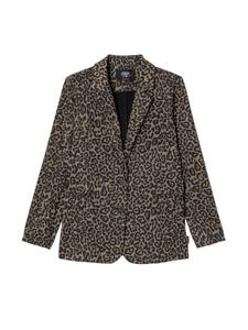 Le Temps Des Cerises Блейзер в коричневом цвете, мокко