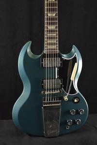Электрогитара Gibson Murphy Lab 1964 SG Standard With Maestro Vibrola Pelham Blue Light Aged