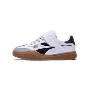 361°KIDS Износостойкие противоскользящие детские скейтерские кроссовки White Black для подростков