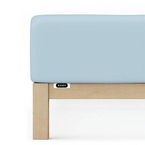 Пружинный лист джерси с эластаном Schlafgut, синий