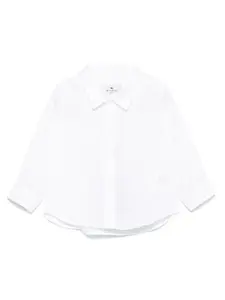 Рубашка с принтом пейсли ETRO KIDS, белый