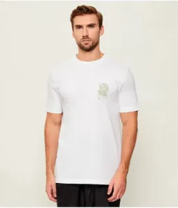 Футболка Te_структура regular fit Boss Orange, белый