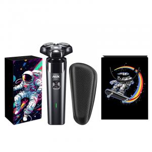 Поворотная бритва 338 для мытья всего тела мужская электрическая перезаряжаемые вертикальная смарт AUX