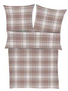 Постельное белье фланель S.Oliver, серо-коричневый